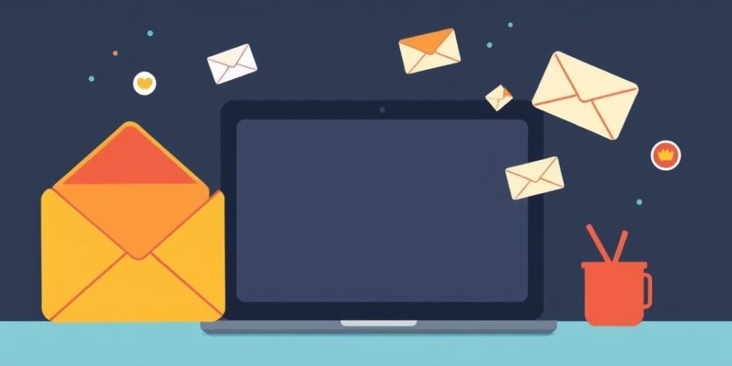 Criando um e-mail profissional ilustracao
